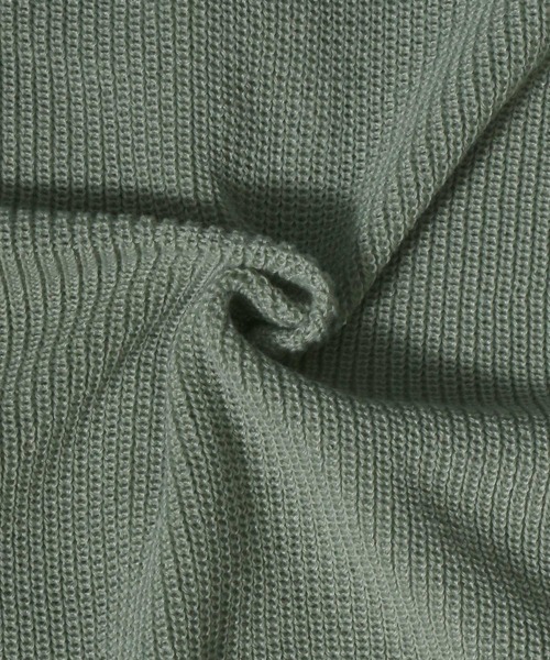 ANPAS(アンパス)の「Half Cardigan Stitch Big Silhouette Knit Cardigan/片畦編み ビッグシルエット ニットカーディガン(カーディガン/ボレロ・メンズ・ブルー/グリーン/グリーン系その他/ブラック/ナチュラル/マスタード・M/L)」の20枚目の写真