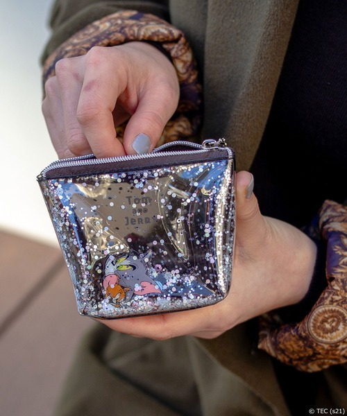 公式 トムとジェリー グリッターミニポーチ ポーチ Tom Jerry トムアンドジェリー のファッション通販 Zozotown