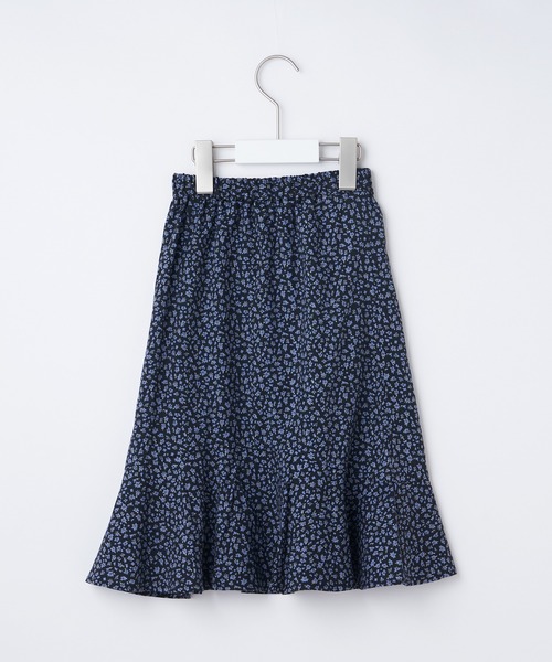 CIAOPANIC TYPY（チャオパニックティピー）の「【KIDS】花柄ティアードスカート（スカート・キッズ・ブラック/パープル・SMALL/MEDIUM/LARGE/X-LARGE/XX-LARGE）」の3枚目の写真