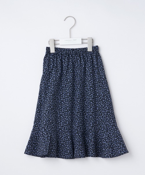 CIAOPANIC TYPY（チャオパニックティピー）の「【KIDS】花柄ティアードスカート（スカート・キッズ・ブラック/パープル・SMALL/MEDIUM/LARGE/X-LARGE/XX-LARGE）」の7枚目の写真