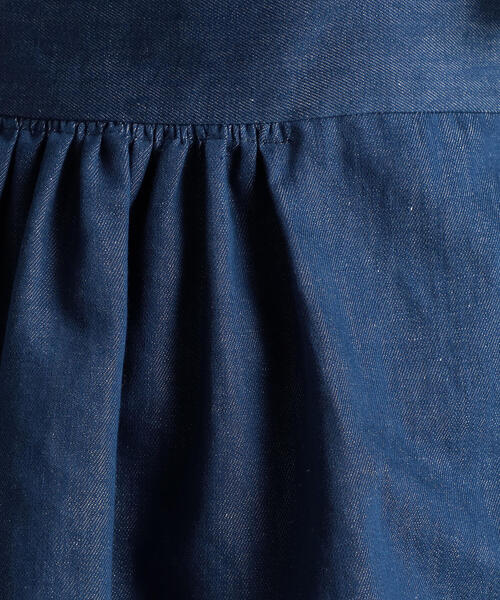 TOMORROWLAND （トゥモローランド）の「コットンリネンデニム キャミソール（キャミソール・レディース・ブラウン/ダークブルー・36）」の9枚目の写真