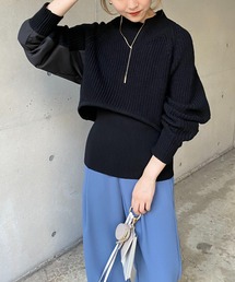 CAPRICIEUX LE'MAGE | 〈セットアイテム〉2SETクロップニット(ニット/セーター)