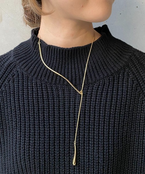 CAPRICIEUX LE'MAGE（カプリシューレマージュ）の「〈セットアイテム〉2SETクロップニット（ニット/セーター・レディース・オフホワイト/ブラック・FREE）」の21枚目の写真