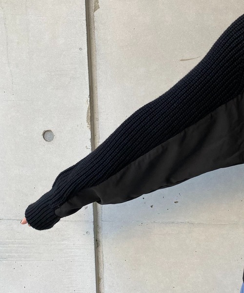 CAPRICIEUX LE'MAGE（カプリシューレマージュ）の「〈セットアイテム〉2SETクロップニット（ニット/セーター・レディース・オフホワイト/ブラック・FREE）」の14枚目の写真