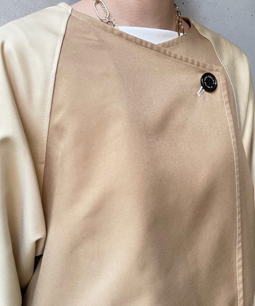 DouDou（ドゥドゥ）の「【WEB限定】マルチウェイレイヤードコート（トレンチコート・レディース・ベージュ/グレイッシュベージュ・FREE）」の12枚目の写真