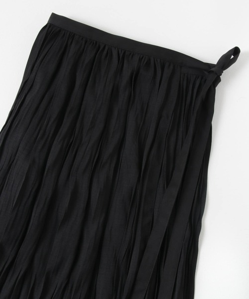 KOTONA(コトナ)の「KOTONA pleats wrap apron(スカート・レディース・ブラック・FREE)」の8枚目の写真