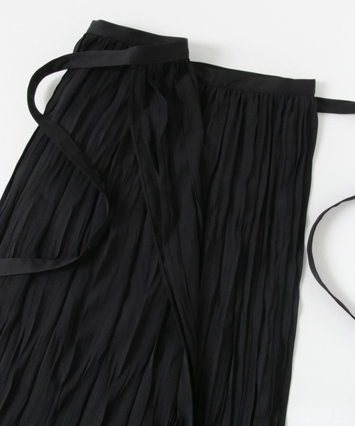 KOTONA(コトナ)の「KOTONA pleats wrap apron(スカート・レディース・ブラック・FREE)」の9枚目の写真
