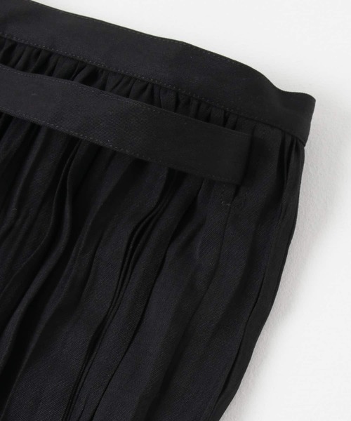 KOTONA(コトナ)の「KOTONA pleats wrap apron(スカート・レディース・ブラック・FREE)」の11枚目の写真