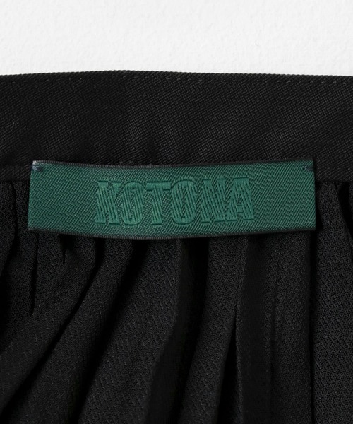 KOTONA(コトナ)の「KOTONA pleats wrap apron(スカート・レディース・ブラック・FREE)」の13枚目の写真
