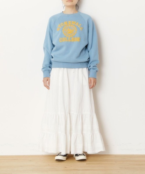 THE SHINZONE（ザ　シンゾーン）の「Shinzone STONE WALL SWEAT 22SMSCU05（スウェット・レディース・グレー/オフホワイト/ブルー・FREE）」の10枚目の写真