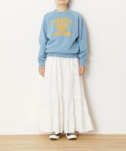 THE SHINZONE（ザ　シンゾーン）の「Shinzone STONE WALL SWEAT 22SMSCU05（スウェット・レディース・グレー/オフホワイト/ブルー・FREE）」の11枚目の写真