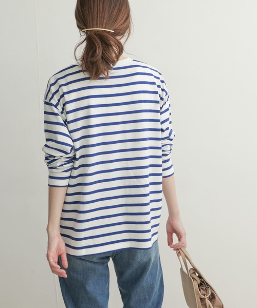 URBAN RESEARCH DOORS(アーバンリサーチドアーズ)の「ボーダーワイドプルオーバー(Tシャツ/カットソー・レディース・ブラック/レッド/ロイヤルブルー・1)」の19枚目の写真