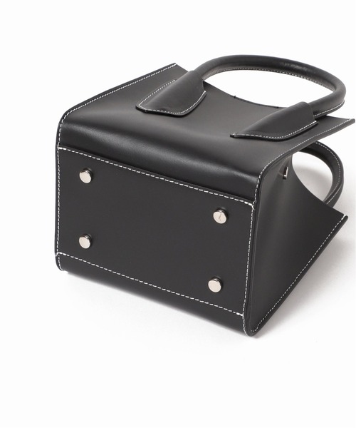 MARCO BIANCHINI（マルコビアンチーニ）の「BIANCHINI ステッチリーフハンドルトート（トートバッグ・レディース・ブラック/アイボリー/モスグリーン/キャメル・FREE）」の17枚目の写真