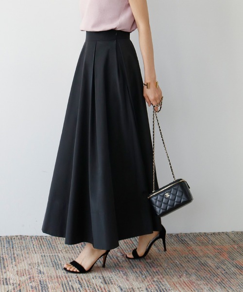 ELFRANK エルフランク　フレアスカート ブラック フリーサイズ 未使用品 ELFRANK（エルフランク）の「【VERY 1月号掲載】ボンディング