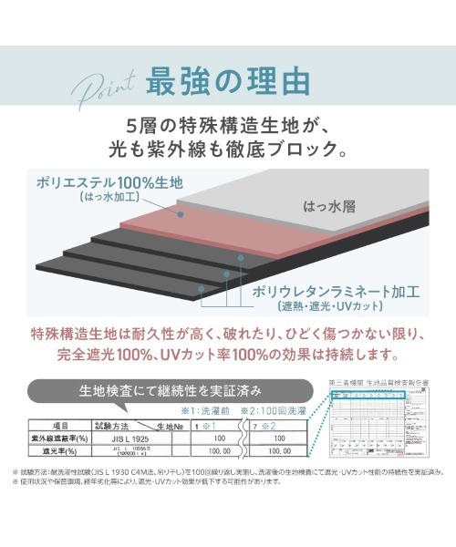 UVO（ウーボ）の「★完全遮光100% 最強の日傘「UVO（ウーボ）」 3段折りたたみ フリル ミニ Wpc.（折りたたみ傘・レディース・ブラック/ベージュ/ブルーグレー/オフホワイト/ラベンダー・FREE）」の14枚目の写真