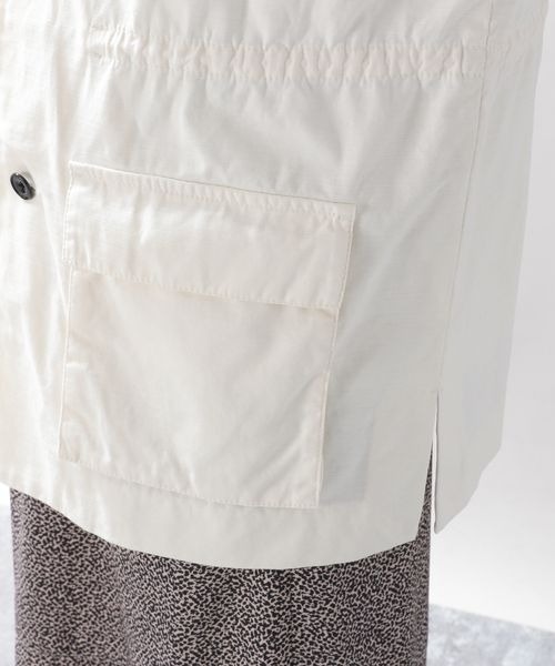 RAGEBLUE（レイジブルー）の「ミリタリーベスト/263022（ベスト・レディース・オフホワイト/オリーブ・FREE）」の4枚目の写真