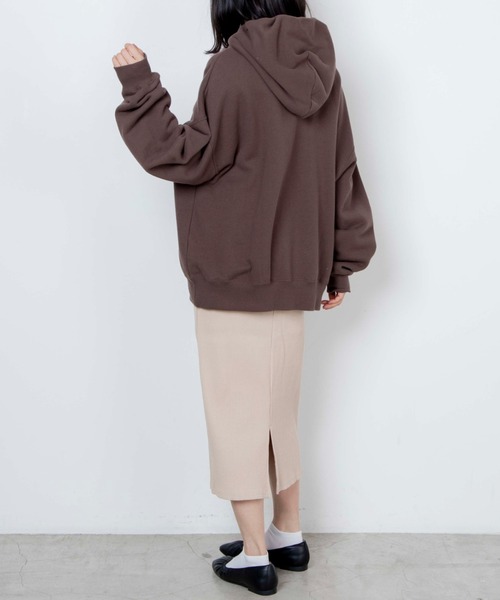 WEGO(ウィゴー)の「WEGO/【WEB限定】リブスリットスカート(スカート・レディース・ベージュ/杢グレー・MEDIUM/LARGE)」の8枚目の写真
