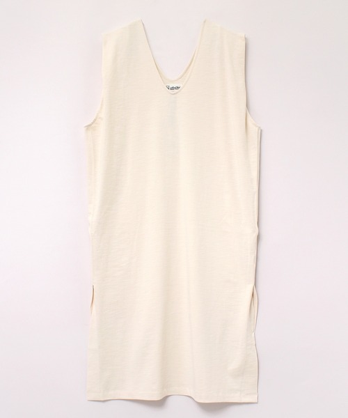 RNA-N（アールエヌエーエヌ）の「M1818 スラブプレーティングレイヤーワンピース（ワンピース・レディース・グレイッシュベージュ/キナリ/ブルー・MEDIUM）」の15枚目の写真