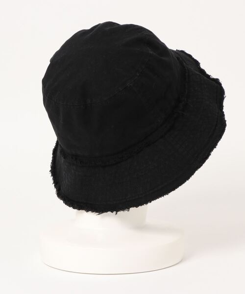ehka sopo（エヘカソポ）の「フリンジバケットハット（ハット・レディース・ブラック/オフホワイト/イエロー・ﾌﾘ-）」の4枚目の写真