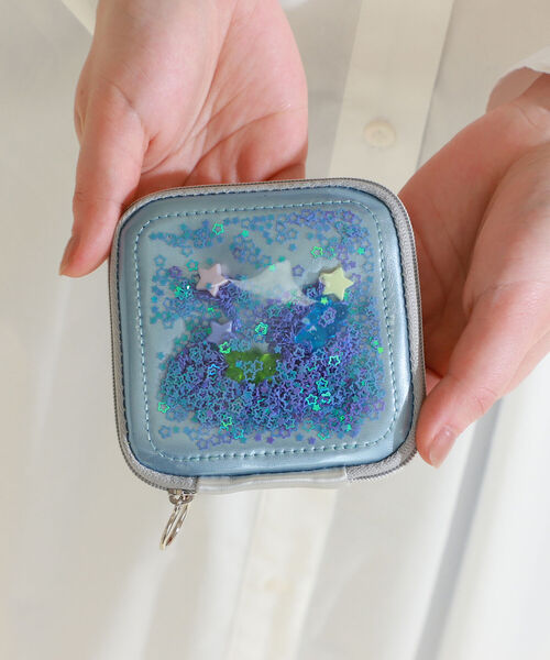 Ray BEAMS(レイビームス)の「Ray BEAMS / Toy アクセサリー ポーチ(ポーチ・レディース・サックスブルー/パープル・ONE SIZE)」の13枚目の写真