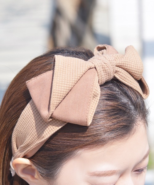F D ワッフルリボンカチューシャ カチューシャ Fun Daily ファンアンドデイリー のファッション通販 Zozotown
