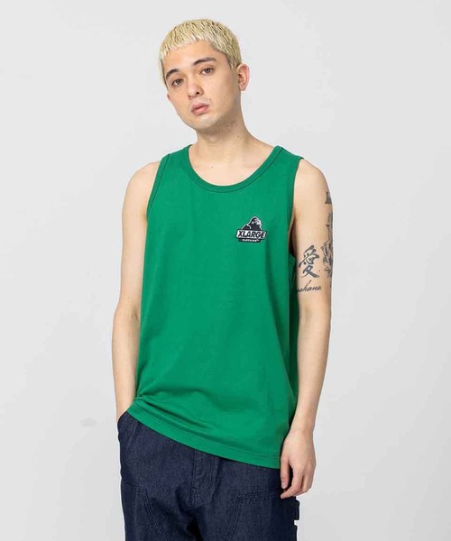 XLARGE(エクストララージ)の「SLANTED OG TANK TOP(タンクトップ・メンズ・グリーン/ブラック/ホワイト・L/XL/M)」の3枚目の写真