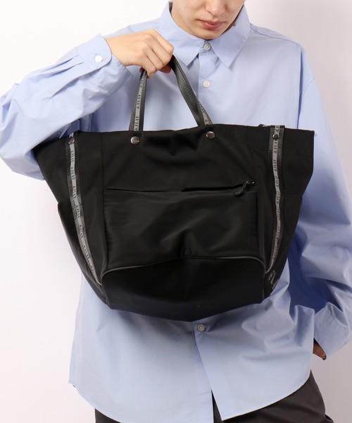 FUNALIVE（ファンアライブ）の「&FLAT NEOPRENE 2WAYトートバッグ（トートバッグ・メンズ・ブラック/グレー・FREE）」の4枚目の写真