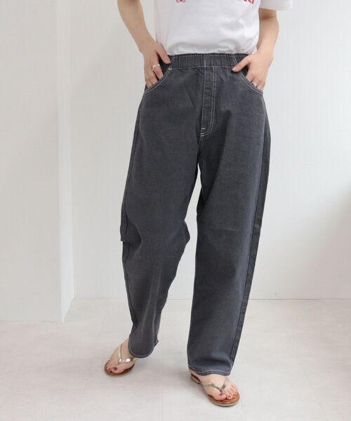 DANTON ダントン チャコールグレー シンプル パンツ 34 DANTON ダントン チャコールグレー シンプル パンツ 34