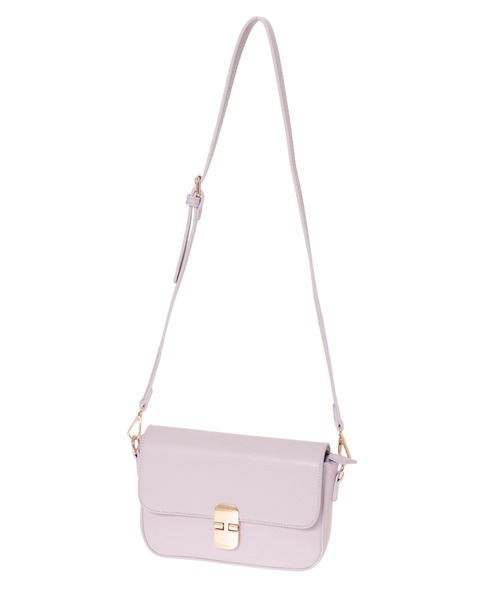 fifth(フィフス)の「ゴールド釦フラップカラーバッグ(ショルダーバッグ・レディース・ホワイト/イエロー/ラベンダー・FREE)」の8枚目の写真