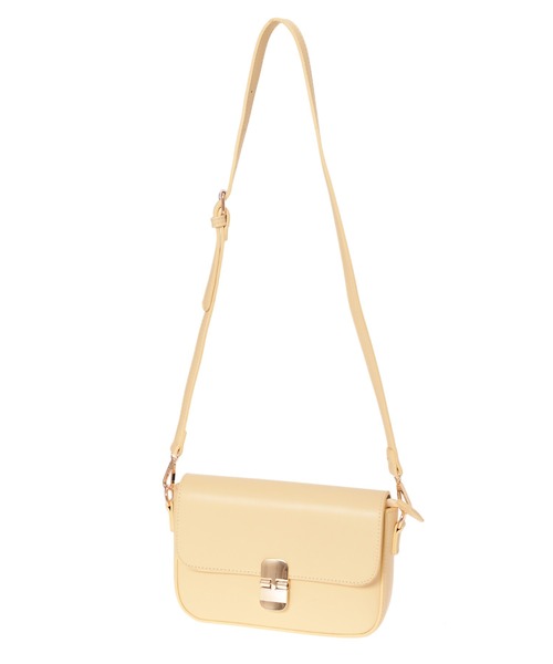 fifth(フィフス)の「ゴールド釦フラップカラーバッグ(ショルダーバッグ・レディース・ホワイト/イエロー/ラベンダー・FREE)」の9枚目の写真