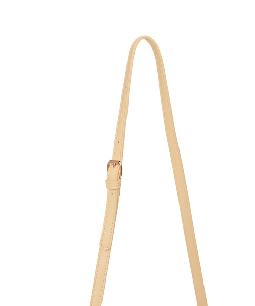 fifth(フィフス)の「ゴールド釦フラップカラーバッグ(ショルダーバッグ・レディース・ホワイト/イエロー/ラベンダー・FREE)」の14枚目の写真