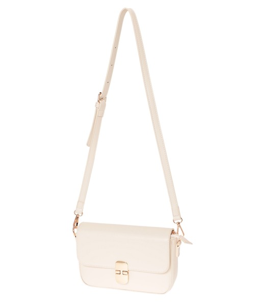 fifth(フィフス)の「ゴールド釦フラップカラーバッグ(ショルダーバッグ・レディース・ホワイト/イエロー/ラベンダー・FREE)」の7枚目の写真