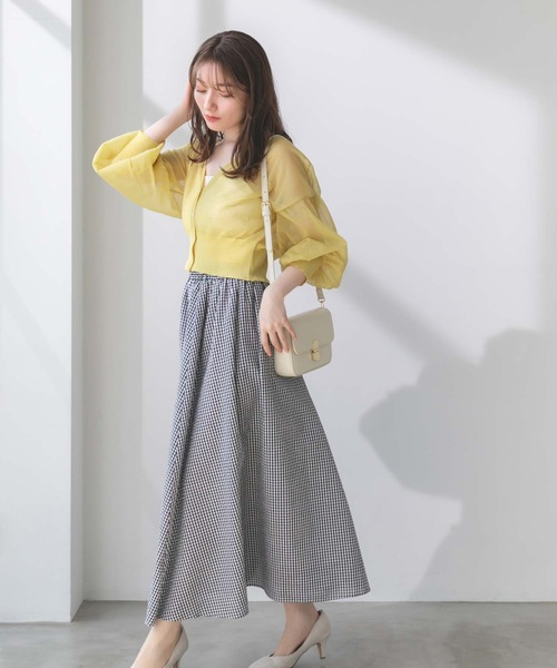 fifth(フィフス)の「ゴールド釦フラップカラーバッグ(ショルダーバッグ・レディース・ホワイト/イエロー/ラベンダー・FREE)」の6枚目の写真