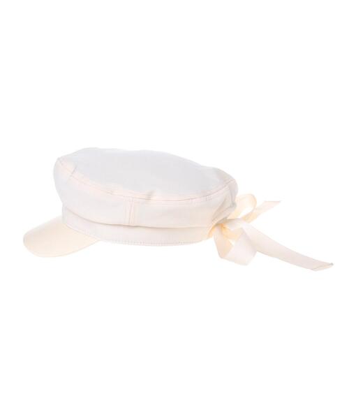 INGNI（イング）の「リボンキャスケット（ハット・レディース・ブラック/アイボリー・ONE SIZE）」の4枚目の写真
