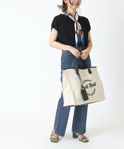 B.C STOCK（ベーセーストック）の「キャンバスロゴトートバッグ（トートバッグ・レディース・ブラック/ブラウン・FREE）」の20枚目の写真