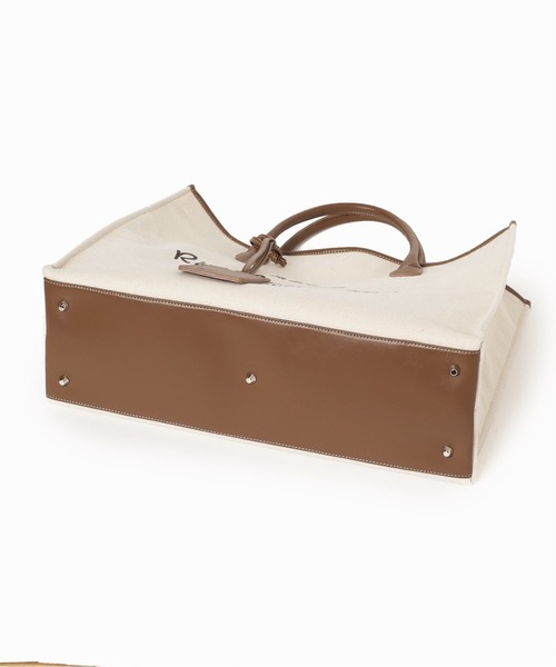 B.C STOCK（ベーセーストック）の「キャンバスロゴトートバッグ（トートバッグ・レディース・ブラック/ブラウン・FREE）」の21枚目の写真