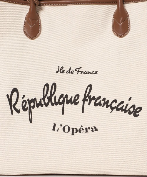 B.C STOCK（ベーセーストック）の「キャンバスロゴトートバッグ（トートバッグ・レディース・ブラック/ブラウン・FREE）」の4枚目の写真