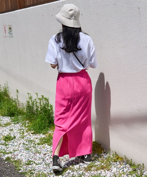 FREAK'S STORE（フリークスストア）の「TOLIGHT × FREAK'S STORE/トライト 別注フラワー半袖Tシャツ（Tシャツ/カットソー・レディース・ホワイト/ベージュ/グリーン・ﾌﾘ-）」の7枚目の写真