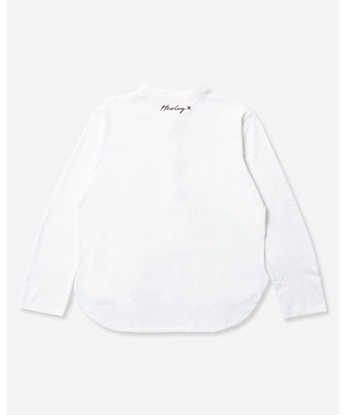 Hurley (ハーレー)の「W HENRY NECK RG / ハーレー レディースラッシュガード UPF50(ラッシュガード・レディース・ホワイト/ブラック・SMALL/MEDIUM/X-SMALL)」の7枚目の写真