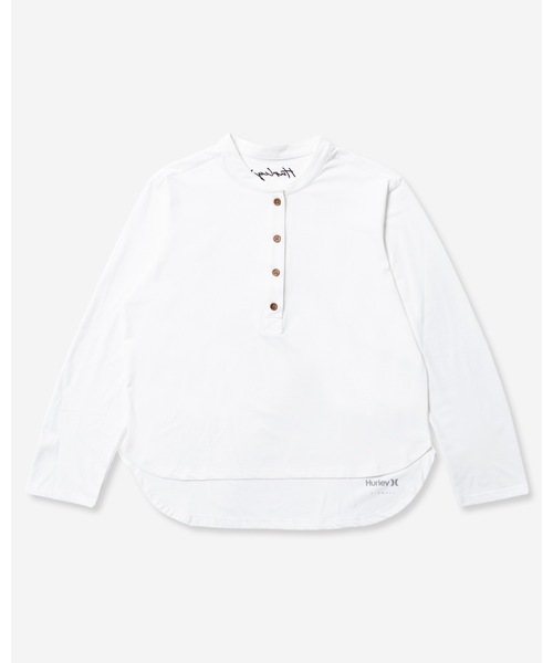 Hurley (ハーレー)の「W HENRY NECK RG / ハーレー レディースラッシュガード UPF50(ラッシュガード・レディース・ホワイト/ブラック・SMALL/MEDIUM/X-SMALL)」の6枚目の写真