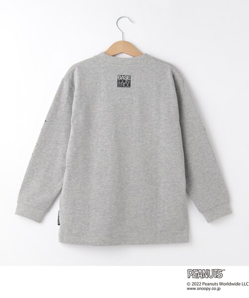 SNOOPY（スヌーピー）の「◆PEANUTS/ピーナッツ ウッドストックグラフィック ビッグシルエットコットンTシャツ KIDS（Tシャツ/カットソー・キッズ・ブラック/グレー/アイボリー・11/12/13/14）」の12枚目の写真