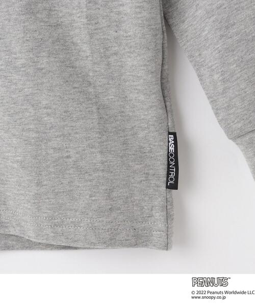 SNOOPY（スヌーピー）の「◆PEANUTS/ピーナッツ ウッドストックグラフィック ビッグシルエットコットンTシャツ KIDS（Tシャツ/カットソー・キッズ・ブラック/グレー/アイボリー・11/12/13/14）」の11枚目の写真