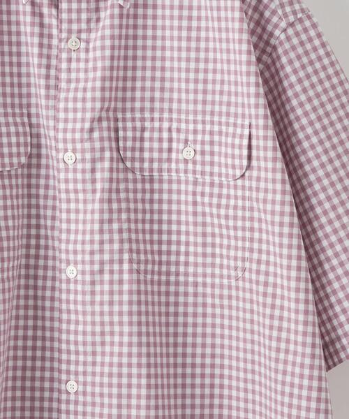 CITEN（シテン）の「＜CITEN（シテン）＞ギンガムチェック 2P シャツ（シャツ/ブラウス・メンズ・ダークグリーン/ライラック・L/M）」の9枚目の写真