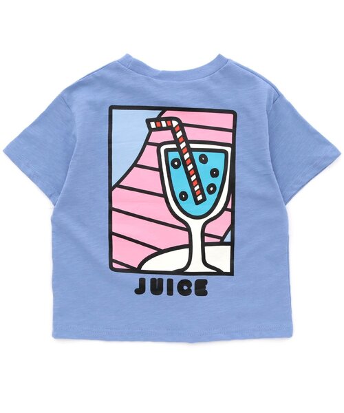 BREEZE（ブリーズ）の「6色6柄ビーチＴシャツ（Tシャツ/カットソー・キッズ・ピンク/オレンジ/ブルー/オフホワイト/イエロー/ミント・100/120/80/110/130/140/90）」の3枚目の写真