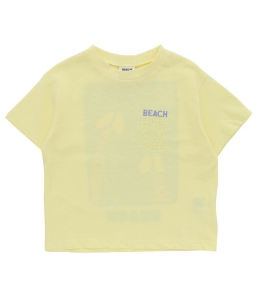 BREEZE（ブリーズ）の「6色6柄ビーチＴシャツ（Tシャツ/カットソー・キッズ・ピンク/オレンジ/ブルー/オフホワイト/イエロー/ミント・100/120/80/110/130/140/90）」の8枚目の写真