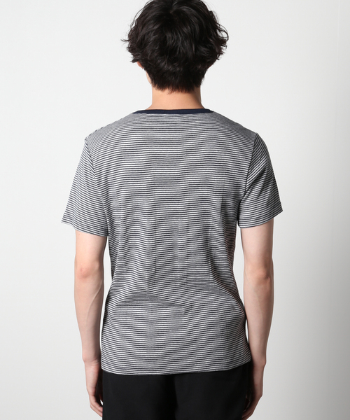 MILLER(ミラー)の「【MILLER / ミラー】Panel Rib ショートスリーブTシャツ(Tシャツ/カットソー・メンズ・ライトグレー/ホワイト系その他・LARGE/X-LARGE)」の5枚目の写真