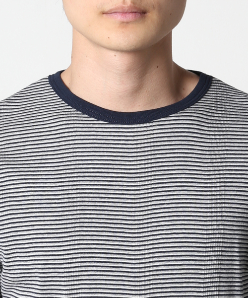 MILLER(ミラー)の「【MILLER / ミラー】Panel Rib ショートスリーブTシャツ(Tシャツ/カットソー・メンズ・ライトグレー/ホワイト系その他・LARGE/X-LARGE)」の6枚目の写真