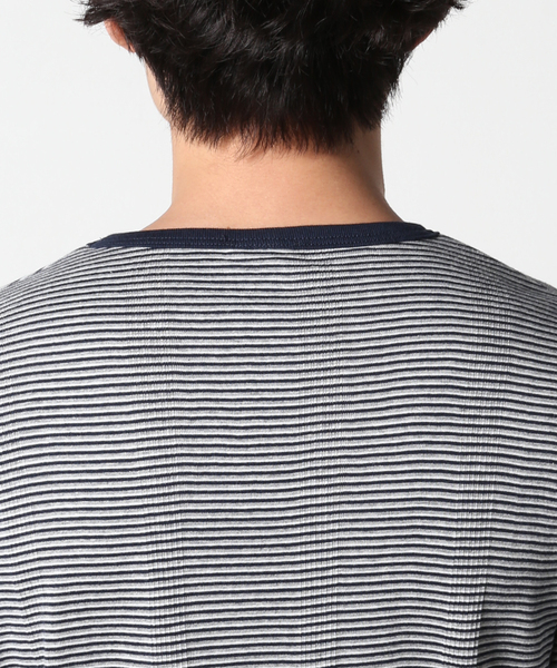 MILLER(ミラー)の「【MILLER / ミラー】Panel Rib ショートスリーブTシャツ(Tシャツ/カットソー・メンズ・ライトグレー/ホワイト系その他・LARGE/X-LARGE)」の7枚目の写真