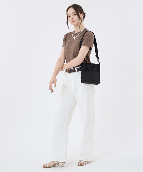 LeSportsac（レスポートサック）の「MINI N/S TOTE 【日本限定】リサイクルドブラックJP（ショルダーバッグ・レディース・ブラック・FREE）」の3枚目の写真
