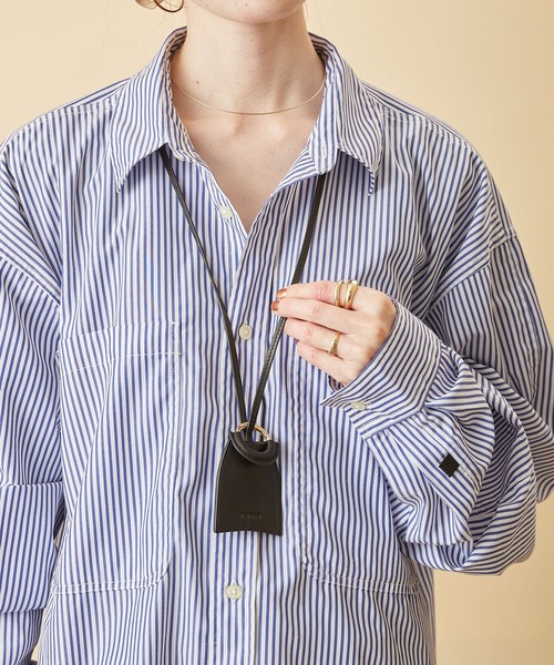 HASHIBAMI(ハシバミ)の「【HASHIBAMI】ドープ レザークロシェット(キーケース/キーアクセサリー・レディース・ブラック/ブロンズ/ブルーパープル・FREE)」の11枚目の写真